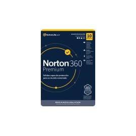Norton 360 Premium/Total Security, 10 Dispositivos, 1 Año, Windows/Mac