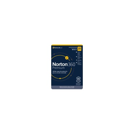 Norton 360 Premium/Total Security, 10 Dispositivos, 1 Año, Windows/Mac