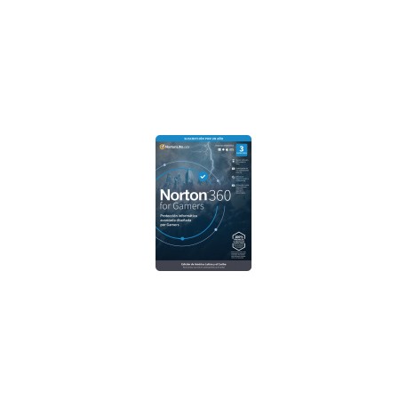 Norton 360 For Gamers/Total Security, 3 Dispositivos, 1 Año, Windows/Mac/Android/iOS