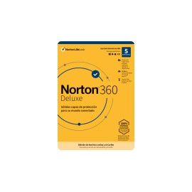 Norton 360 Deluxe/Total Security, 5 Dispositivos, 1 Año, Windows/Mac