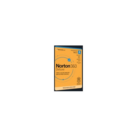 Norton 360 Deluxe Total Security, 5 Dispositivos, 2 Años, Windows/Mac/Android/iOS ― Producto Digital Descargable
