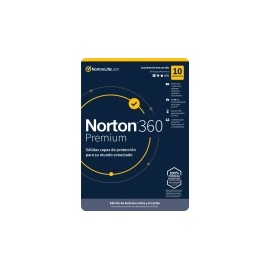 Norton 360 Premium/Total Security, 10 Dispositivos, 1 Año, Windows/Mac/Android/iOS ― Producto Digital Descargable